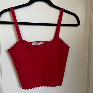 Red Zara Tank Top